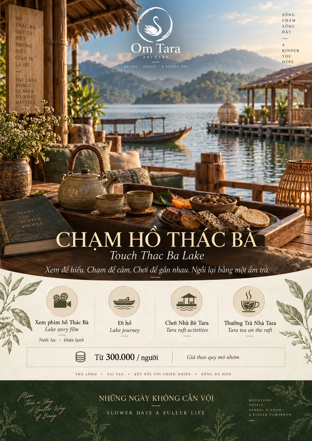Du ngoạn Hồ Thác Bà