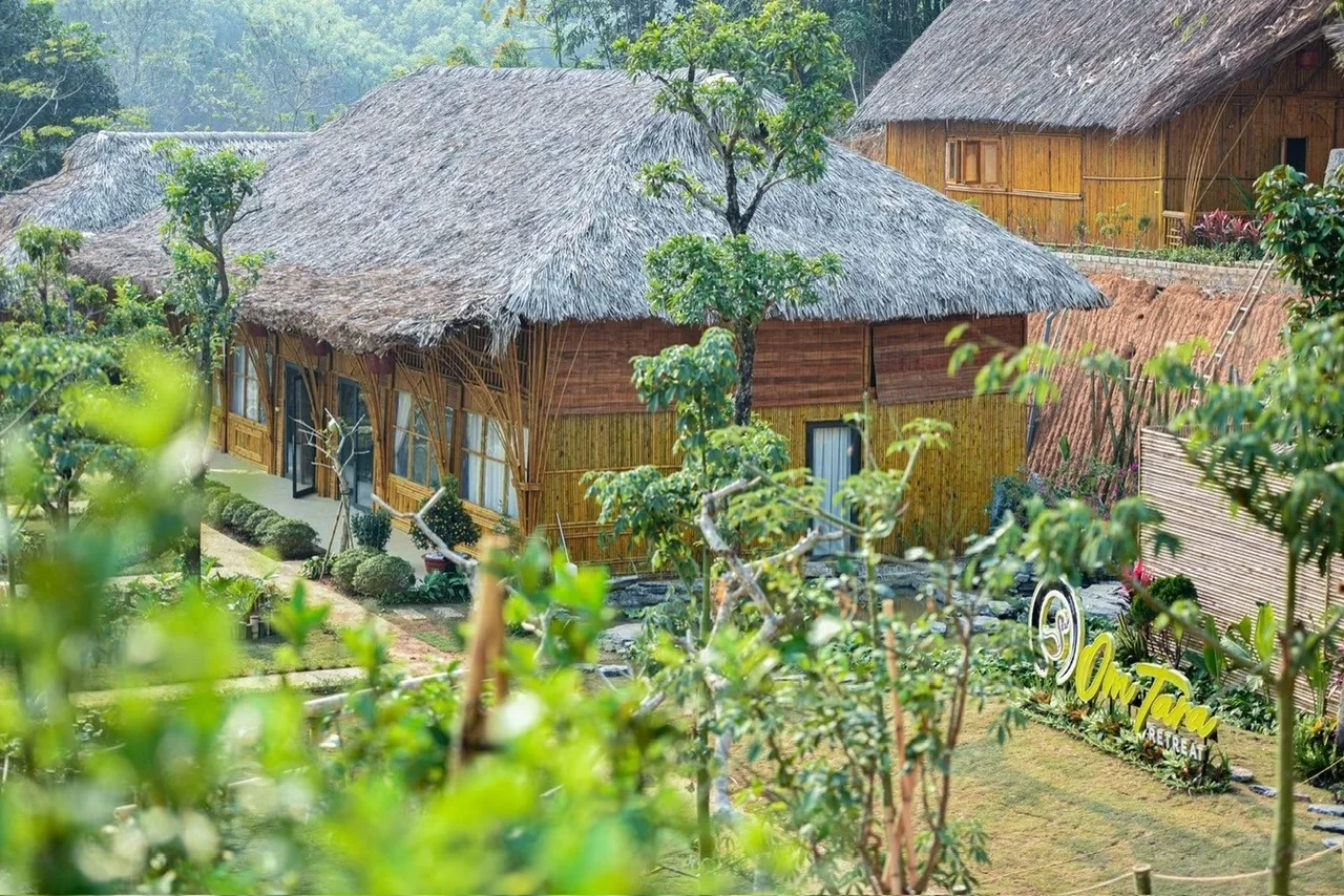 Không gian Bungalow tre tại Omtara Retreat